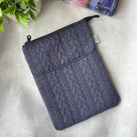 It’s Sweater Weather - Indigo -  Zippered Book Sleeve