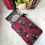 Dark Webs & Roses -  Zippered Book Sleeve