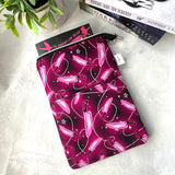 Pink Neon Knives -  Zippered Book Sleeve