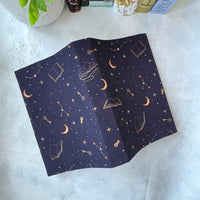 Celestial Books -  Fabric Dust Cover