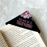 Spicy Book Club Fabric Bookmark