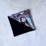 Nightmare Before Christmas Stained Glass Fabric Bookmark