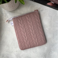 It’s Sweater Weather- Dusty Pink e-reader Zippered Sleeve