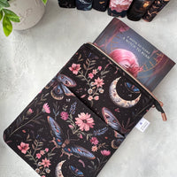 Mystic Moths  -  Zippered Book Sleeve