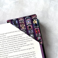 Dark Romance Tarot Cards Fabric Bookmark