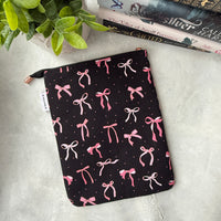 Coquette Bows -  Zippered Book Sleeve