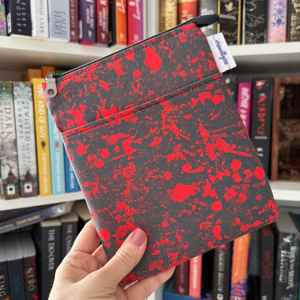 Blood Splatter e-reader Zippered Sleeve