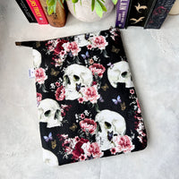 Skulls & Roses -  Zippered Book Sleeve