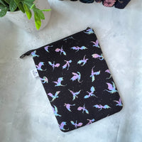 Iridescent Dragons  -  Zippered Book Sleeve