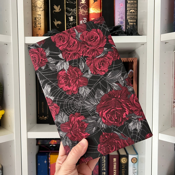 Dark Webs & Roses - Fabric Dust Cover