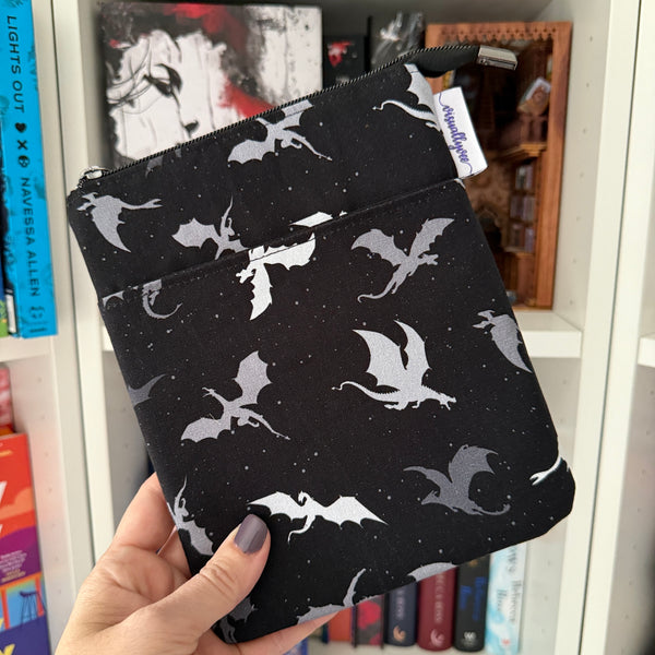 Monochromatic Dragons -  e-reader Zippered Sleeve