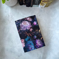 Night Peonies -  Fabric Dust Cover