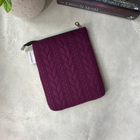 It’s Sweater Weather - Plum - e-reader Zippered Sleeve