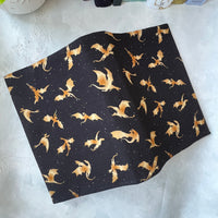 Gold Dragons -  Fabric Dust Cover