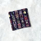 Dark Romance Tarot Cards Fabric Bookmark