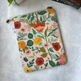 Wildflower Garden -  Zippered Book Sleeve