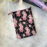 Pink forest Floral - Water Resistant Zippered Book Sleeve