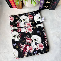 Skulls & Roses -  Zippered Book Sleeve