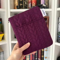 It’s Sweater Weather - Plum - e-reader Zippered Sleeve