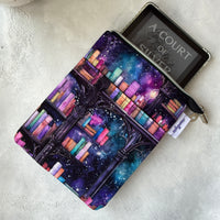 Enchanted Bookshelf e-reader Zippered Sleeve