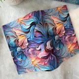 Rainbow Fractals - Fabric Dust Cover