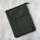 It’s Sweater Weather - Olive -  Zippered Book Sleeve