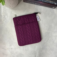 It’s Sweater Weather - Plum - e-reader Zippered Sleeve