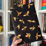 Gold Dragons -  Fabric Dust Cover