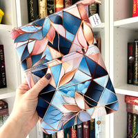 Geometric Dreams - Zippered Book Sleeve