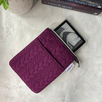 It’s Sweater Weather - Plum - e-reader Zippered Sleeve