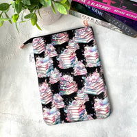 Rainbow Fairy Wings & Books -  Zippered Book Sleeve