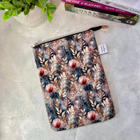 Misty Rose Garden - Zippered Book Sleeve