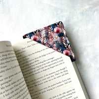 Misty Rose Garden Fabric Bookmark