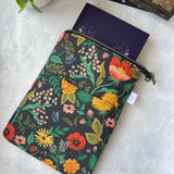 Wildflower Garden -  Zippered Book Sleeve