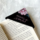 Spicy Book Club Fabric Bookmark