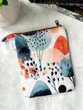 Coral Secret Forest e-reader Zippered Sleeve