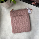 It’s Sweater Weather- Dusty Pink e-reader Zippered Sleeve