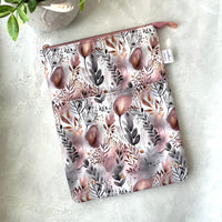 Rose & Grey - Zippered Book Sleeve