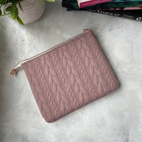 Sweater Weather - Dusty Rose - e-reader Zippered Sleeve