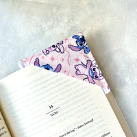 Lilo & Stitch Pink Fabric Bookmark