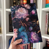 Night Peonies -  Fabric Dust Cover