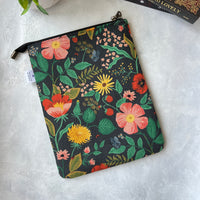 Wildflower Garden -  Zippered Book Sleeve