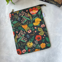 Wildflower Garden -  Zippered Book Sleeve