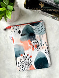 Coral Secret Forest -  Hardcover Zippered Book Sleeve -