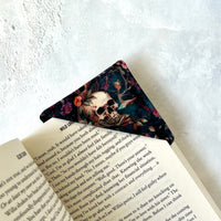 Romantasy Skulls -  Fabric Bookmark