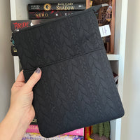 Sweater Weather - Black -  Zippered Book Sleeve