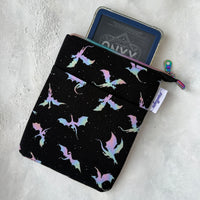 Iridescent Dragons e-reader Zippered Sleeve