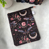 Mystic Moths  -  Zippered Book Sleeve