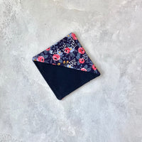 Rifle Paper Co Navy Blue Floral Fabric Bookmark