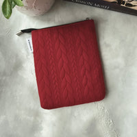 It’s Sweater Weather - Crimson - e-reader Zippered Sleeve